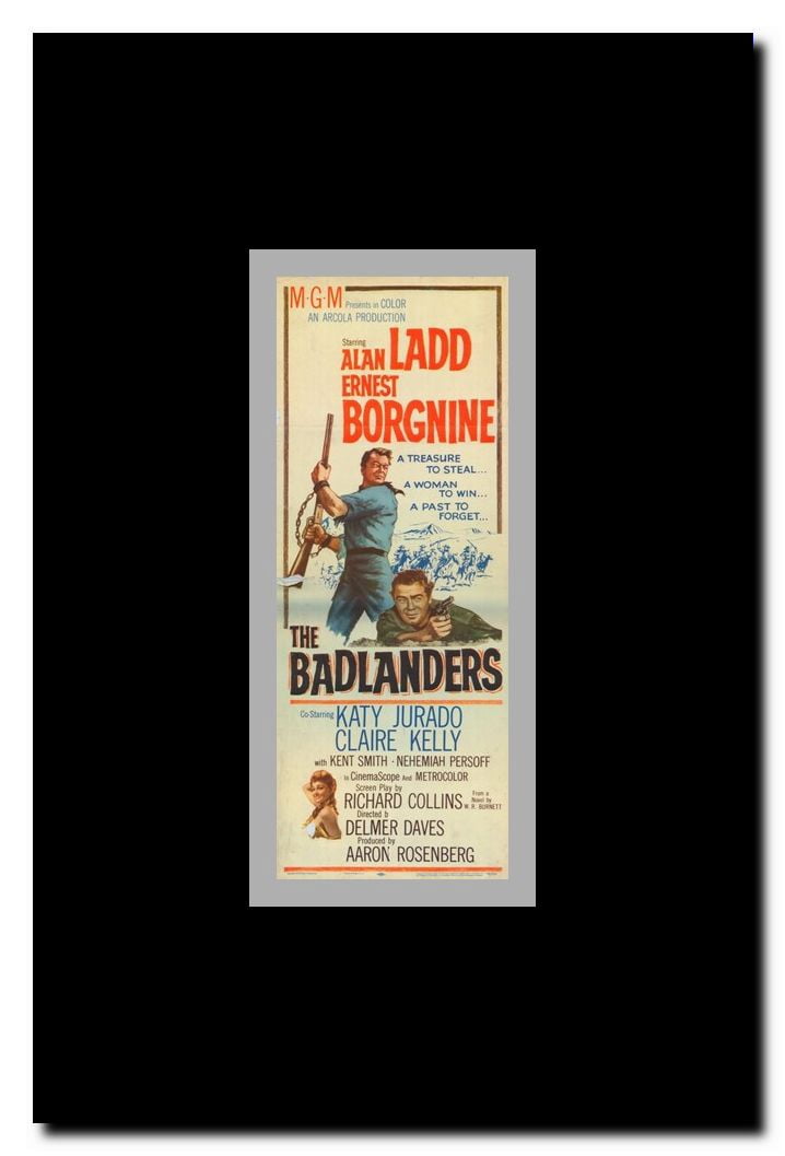The Badlanders Framed Movie Poster