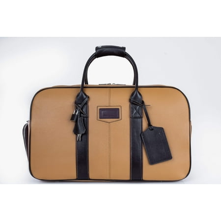 Avercara Brown Espresso Signature Leather Duffel — Limited Edition (19")