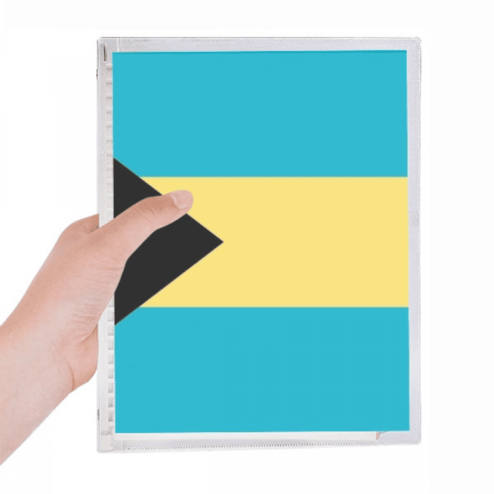The Bahamas National Flag North America Country Notebook Loose Diary Refillable Journal Stationery