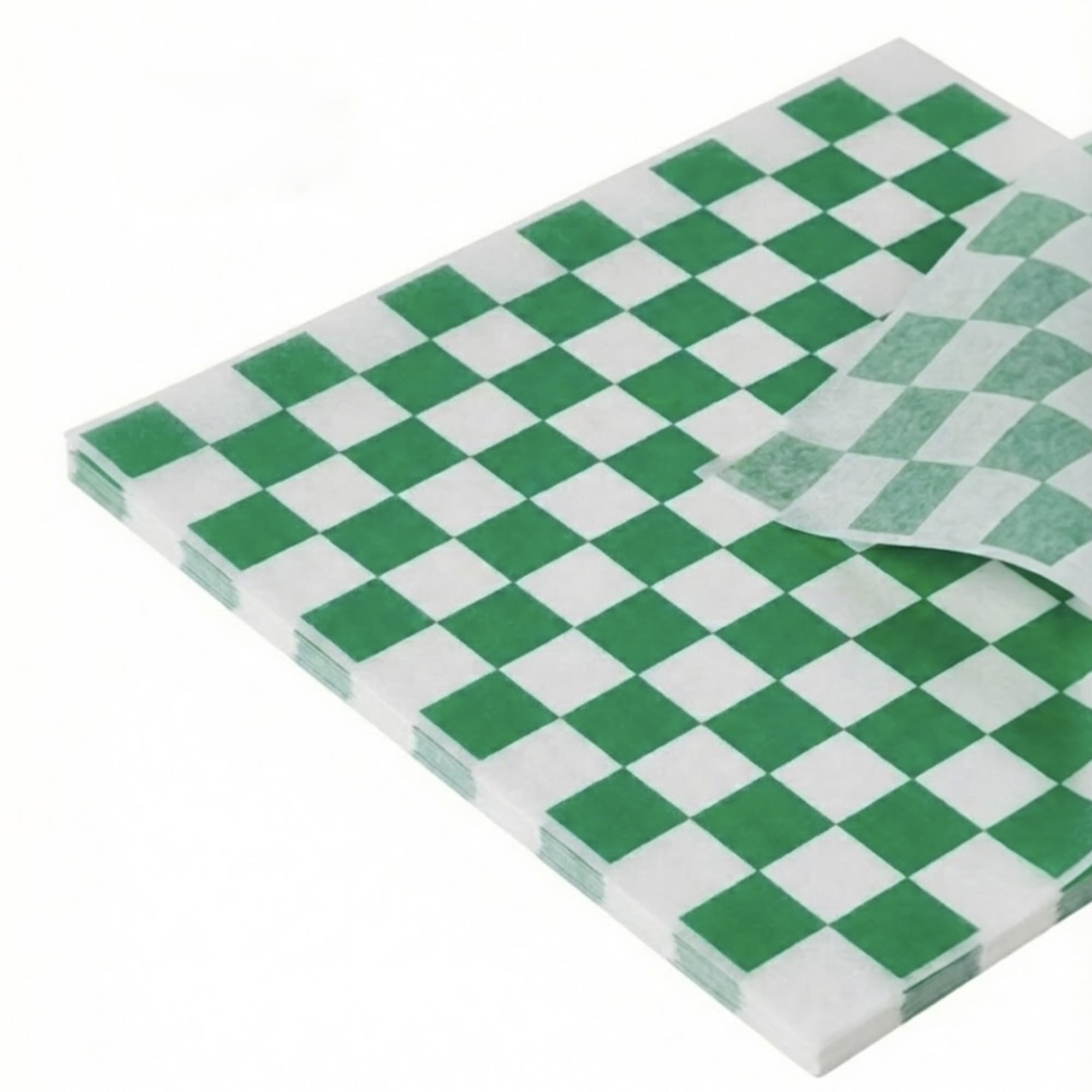 The Baker Celebrations 12 x 12-Inch Green Checkered Wax Deli Paper ...