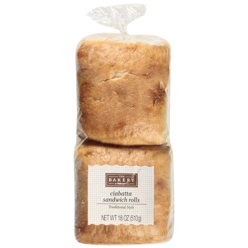 The Bakery At Walmart Ciabatta Sandwich Rolls, 20 oz