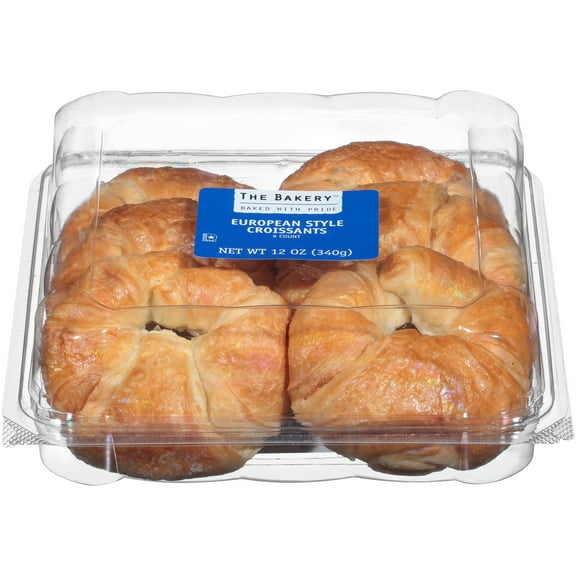 The Bakery European Style Croissants 12 oz. Container