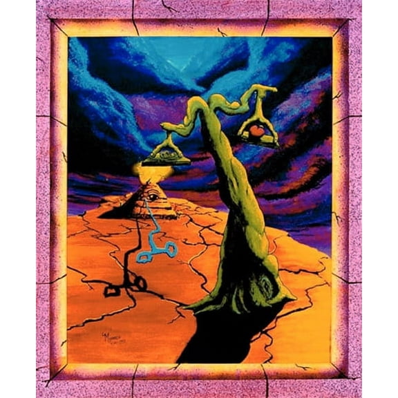 The Balance by Vincent Monaco Non-Flocked Blacklight Poster 22" x 26"