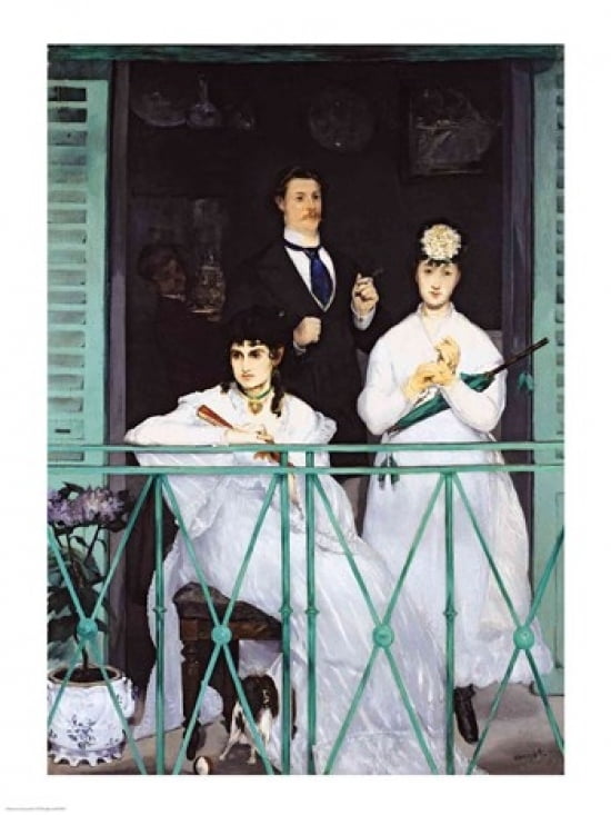 The Balcony Canvas Art - Edouard Manet (24 x 36)