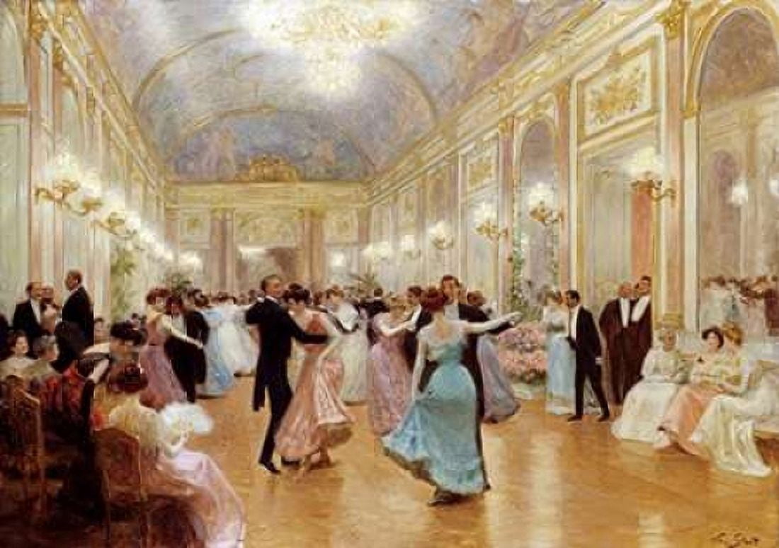 The Ball Canvas Art - Victor Gilbert (20 x 28)