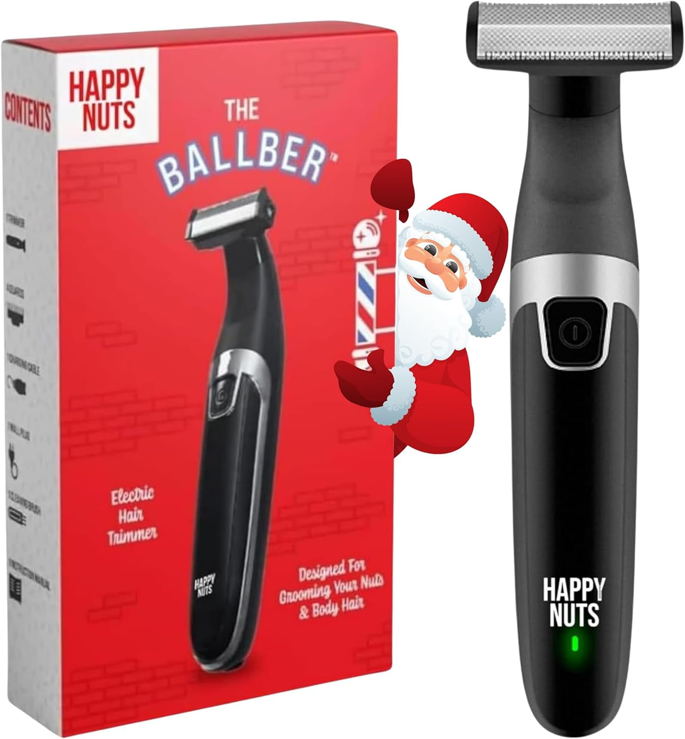 The Ballber™ Electric Body Hair Trimmer for Men - Mens Body Groomer Kit for Privates - Waterproof Shaver for Hard to Reach Areas