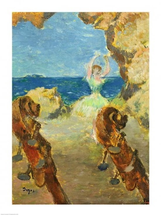 The Ballet Dancer 1891 Canvas Art - Edgar Degas (24 x 36)
