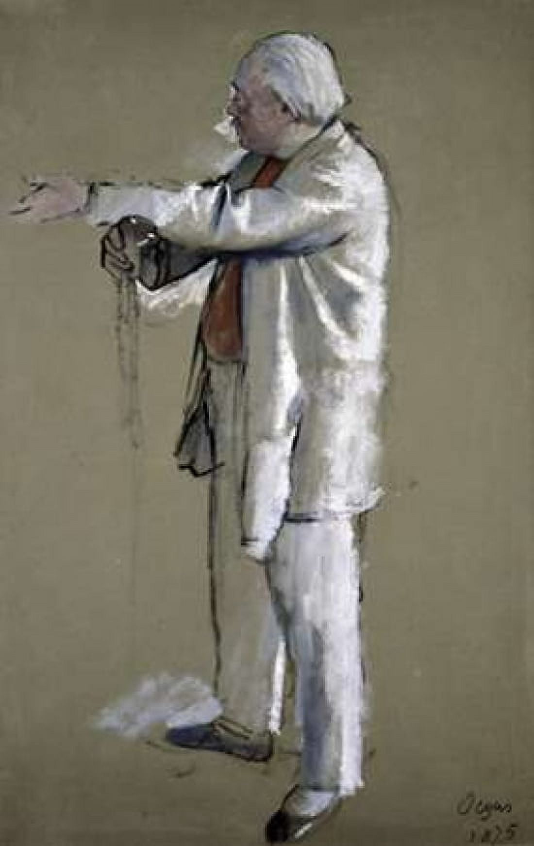 The Ballet Master Canvas Art - Edgar Degas (12 x 18)