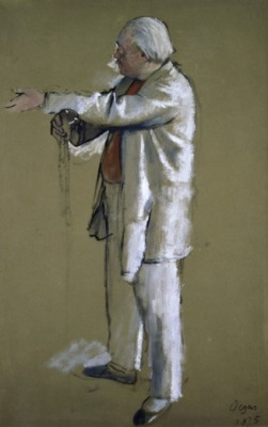 The Ballet Master Edgar Degas (1834-1917French) McIlhenny Collection Philadelphia Canvas Art - Edgar Degas (18 x 24)
