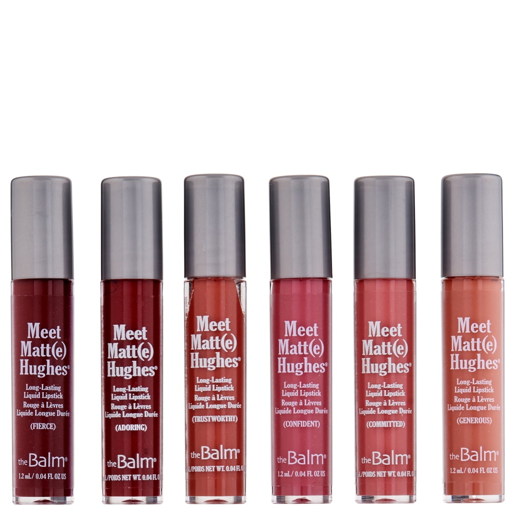 theBalm Meet Matt(e) Hughes 6 Mini Liquid Lipsticks - San Francisco