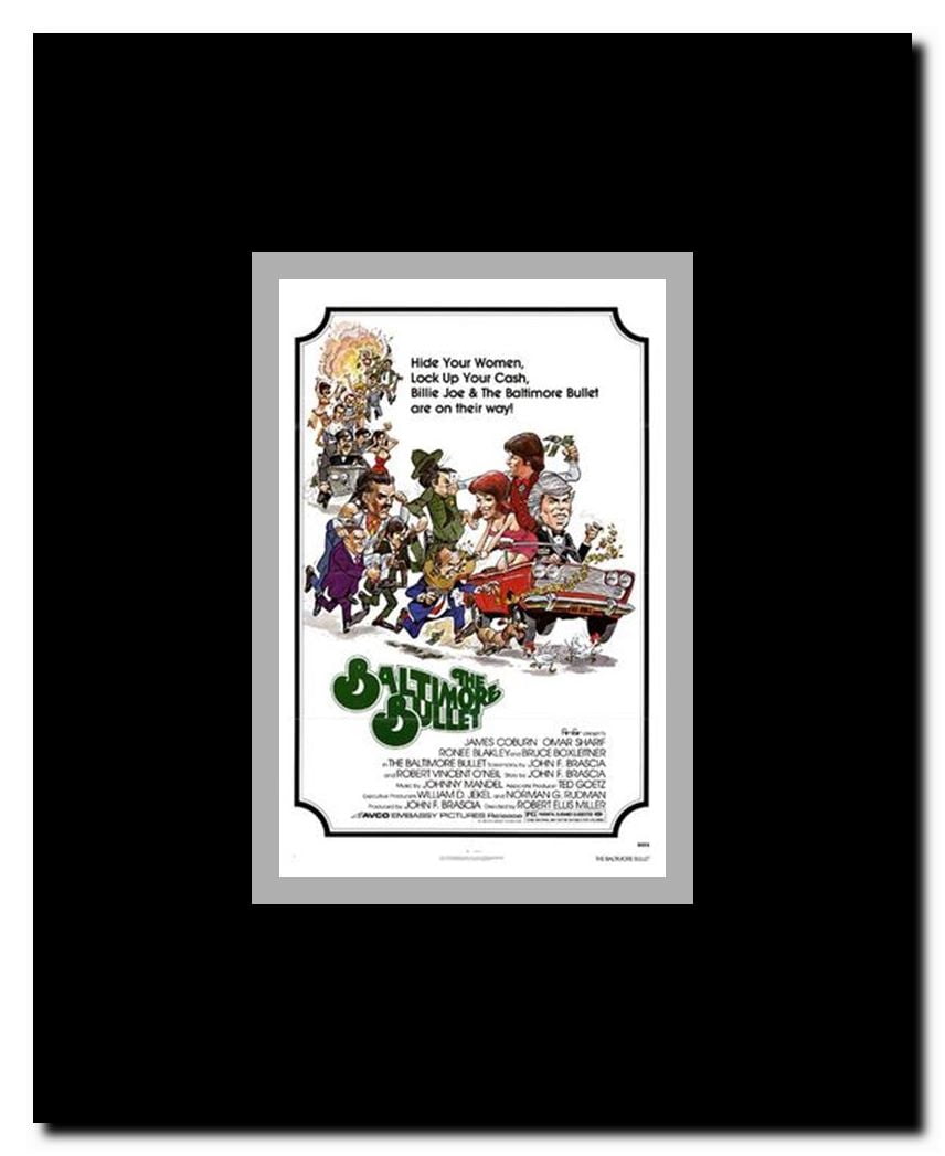 The Baltimore Bullet Framed Movie Poster