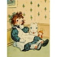 thumbnail image 1 of The Bam Bam Clock 1920 Raggedy Ann Poster Print by Johnny Gruelle 18 x 24, 1 of 1