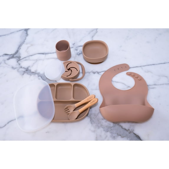 The Bambolina Boutique: Little Boss Feeding Set (Khaki)