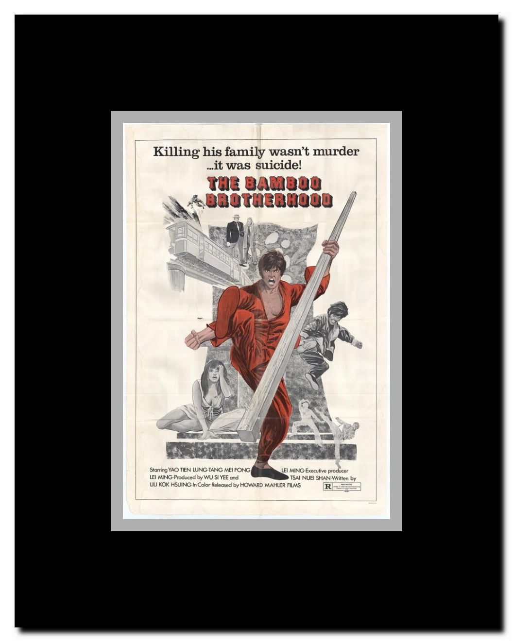 The Bamboo Brotherhood Framed Movie Poster