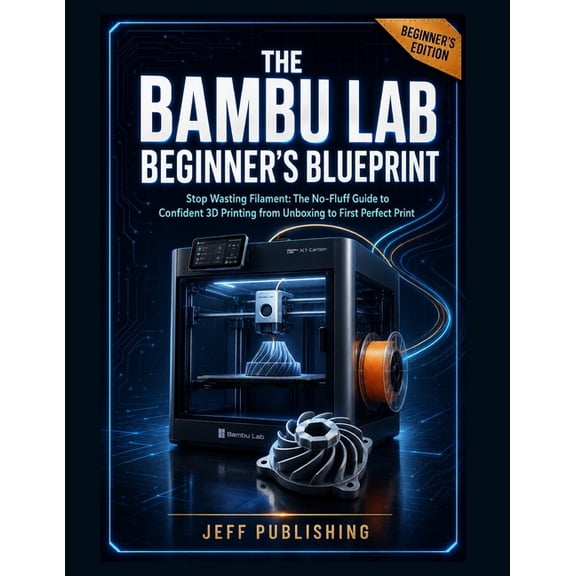 The Bambu Lab Beginner's Blueprint: Stop Wasting Filament: The No-Fluff Guide to Confident 3D Printing from Unboxing to , (Paperback)