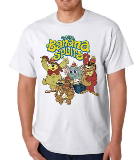 Maglietta Schoolhouse Rock Cartone Animato, Esclusiva Hanna Barbera, Bianca 100% Cotone