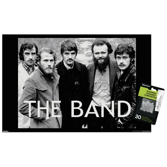 The Band - Photo Wall Poster with Push Pins, 14.725" x 22.375"