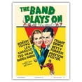 thumbnail image 1 of The Band Plays On - Starring Robert Young Betty Furness - Vintage Film Movie Poster c.1934 - Master Art Print (Unframed) 9in x 12in, 1 of 4