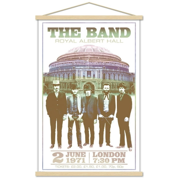 The Band - Royal Albert Hall Wall Poster with Magnetic Frame, 22.375" x 34"