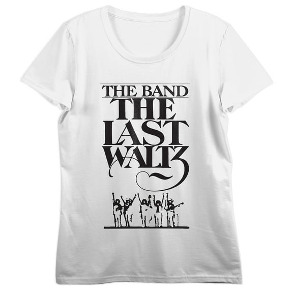 The Band The Last Waltz Crew Neck Short Sleeve Women's White T-shirt-XXL