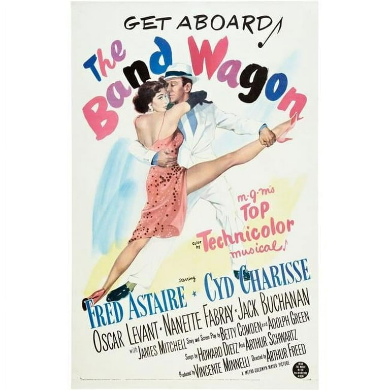 The Band Wagon Cyd Charisse Fred Astaire 1953 Movie Poster