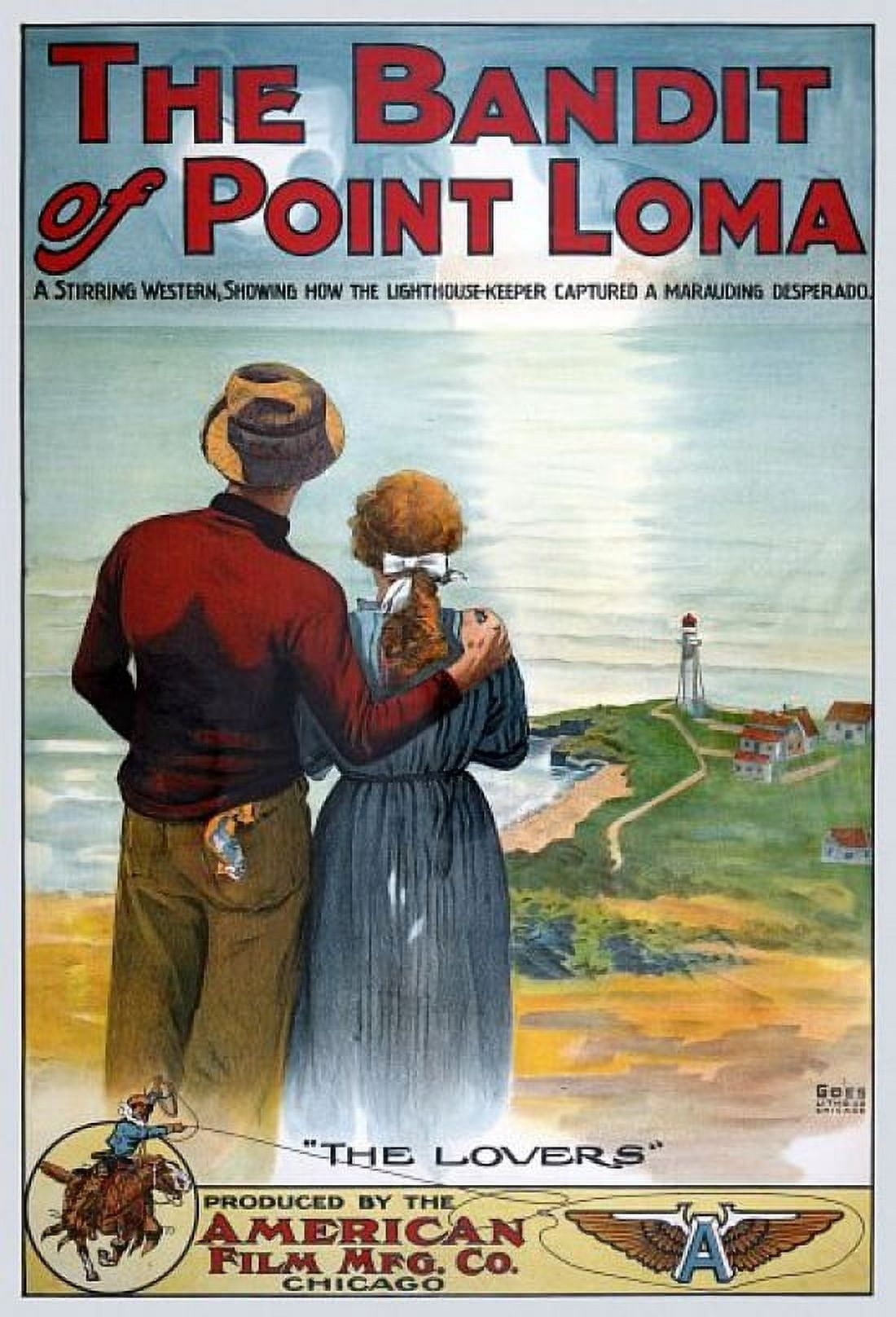 The Bandit of Point Loma Vintage Movie Canvas Art - (36 x 54)