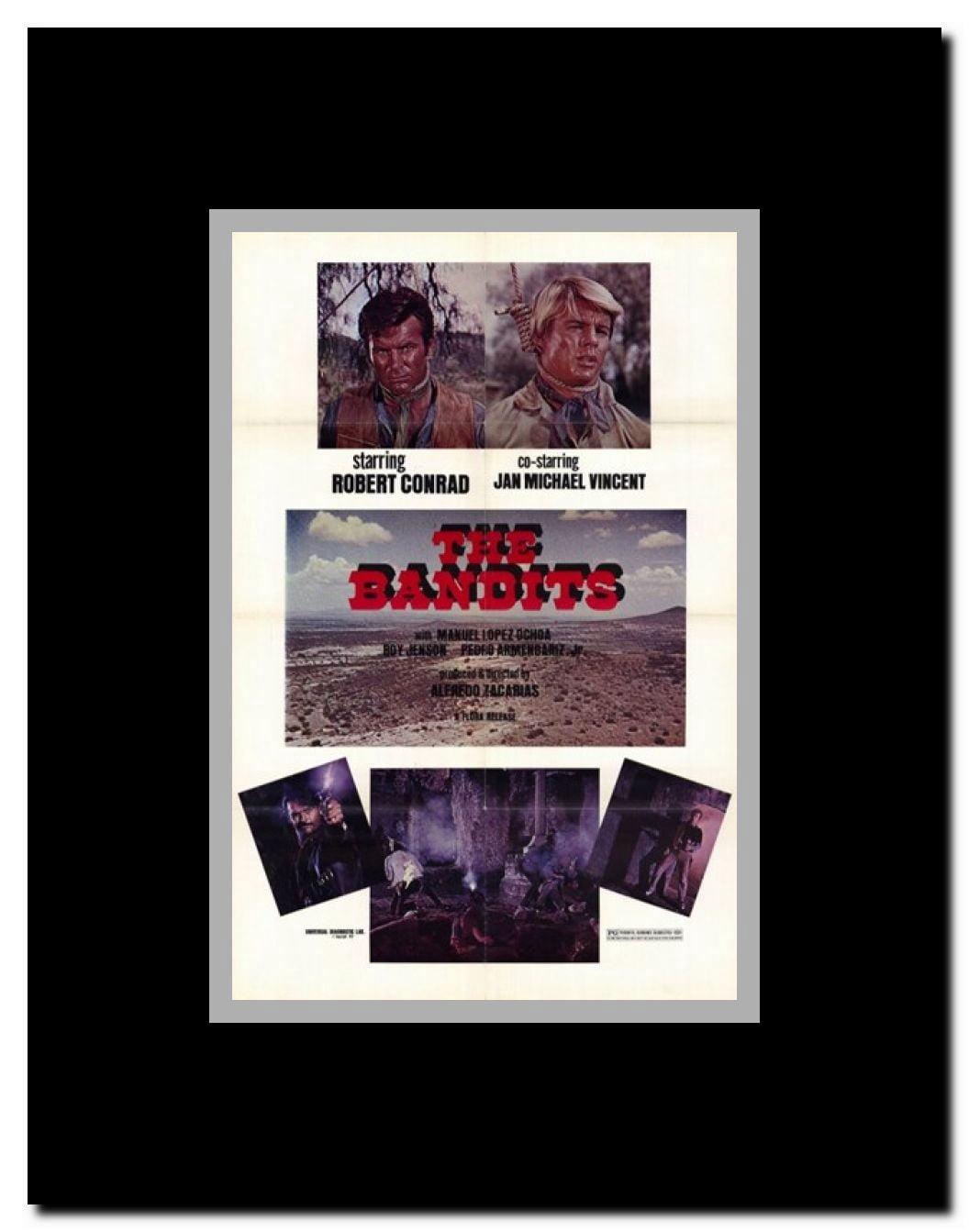 The Bandits Framed Movie Poster