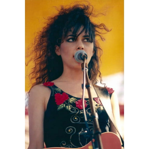 The Bangles Susannah Hoffs singing on stage 1980's 24x36 Poster