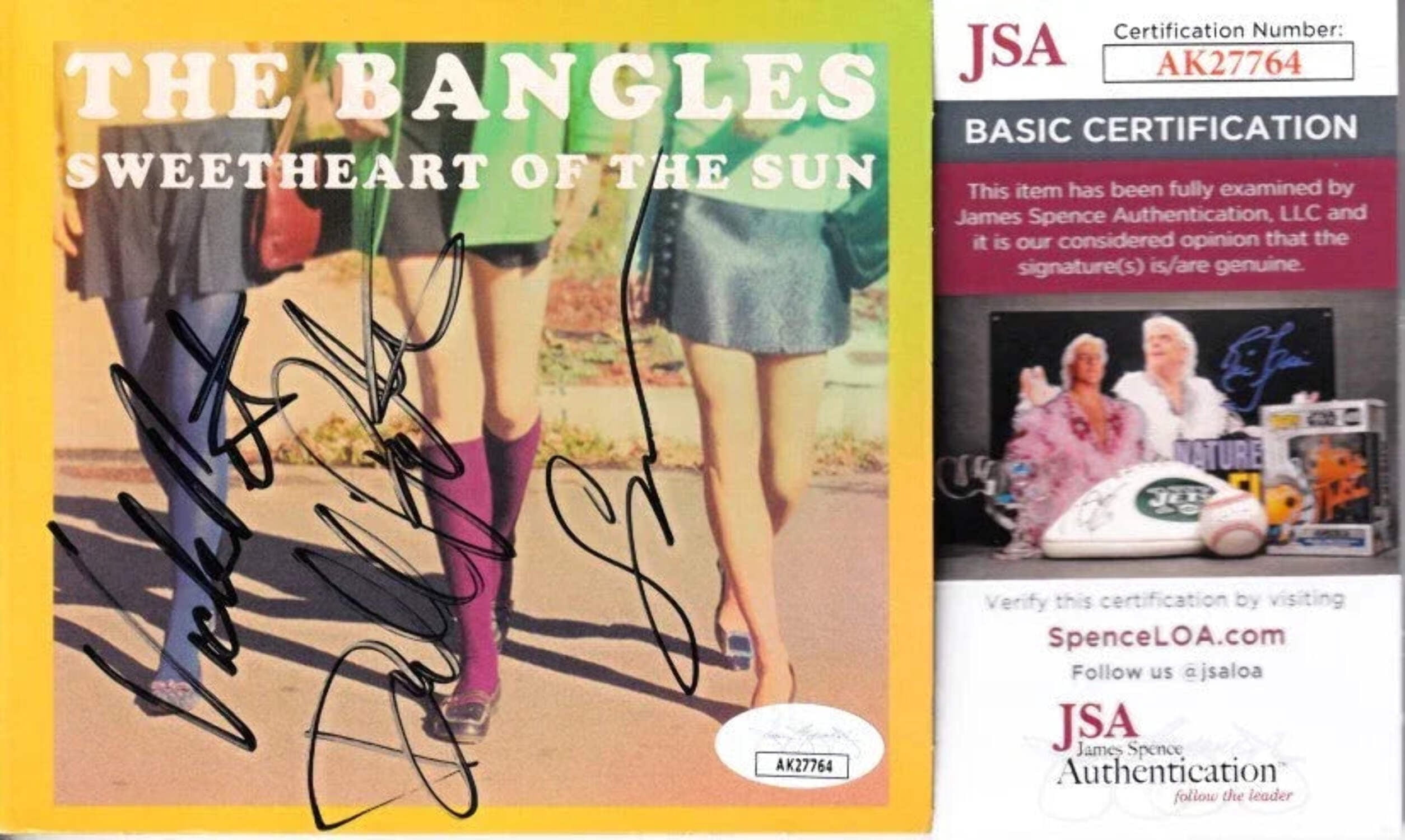Bangles Autographed Sweetheart Of The Sun CD Susanna Hoffs Debbi 