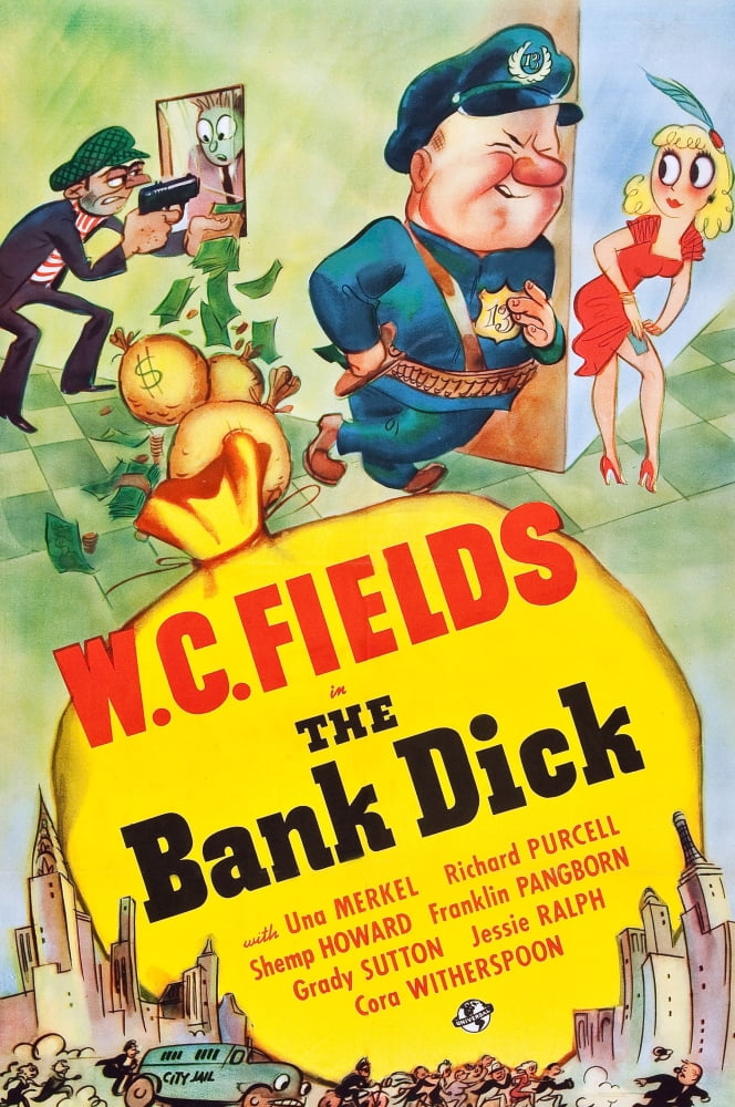 The Bank Dick Canvas Art - (24 x 36)