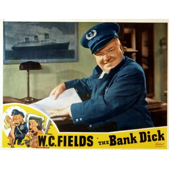 The Bank Dick W.C. Fields 1940 Movie Poster Masterprint (14 x 11)