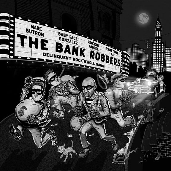 The Bank Robbers Delinquent Rock'n'Roll Gang (Vinyl Record)