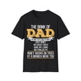 thumbnail image 1 of The Bank of Dad Funny Father's Day College Tuition Student Unisex T-Shirt, 1 of 4