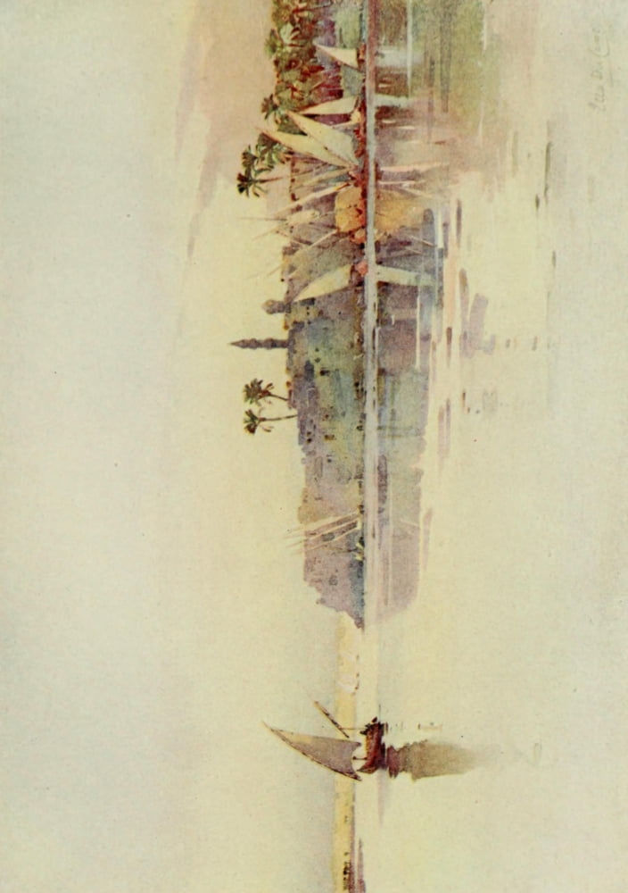 The Banks of the Nile 1913 Baliana Canvas Art - Ella du Cane (18 x 24)