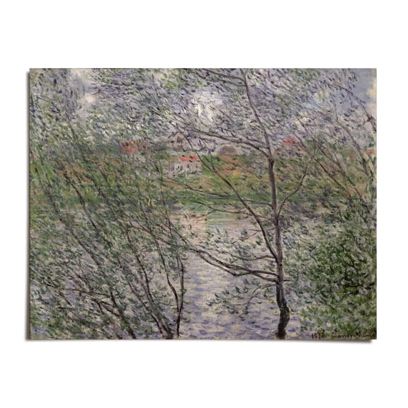 The Banks of the Seine - Claude Monet - 8x10 - Wall Art Print - UNFRAMED