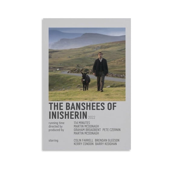 The Banshees of Inisherin Movie Canvas Poster Print Photo Art Painting Canvas Poster Home Decorative Bedroom Modern Decor Posters