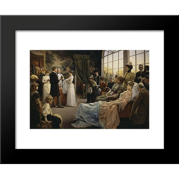 The Baptism 20x24 Framed Art Print by Julius LeBlanc Stewart
