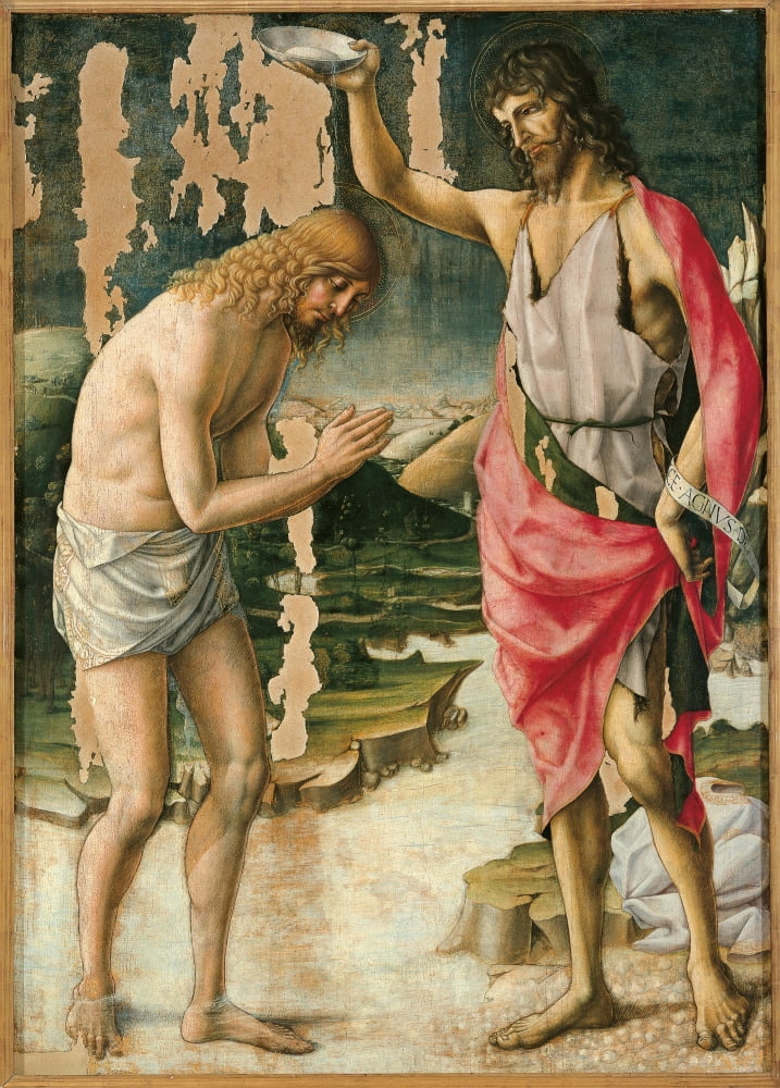 The Baptism Of Christ Canvas Art -  (24 x 36)