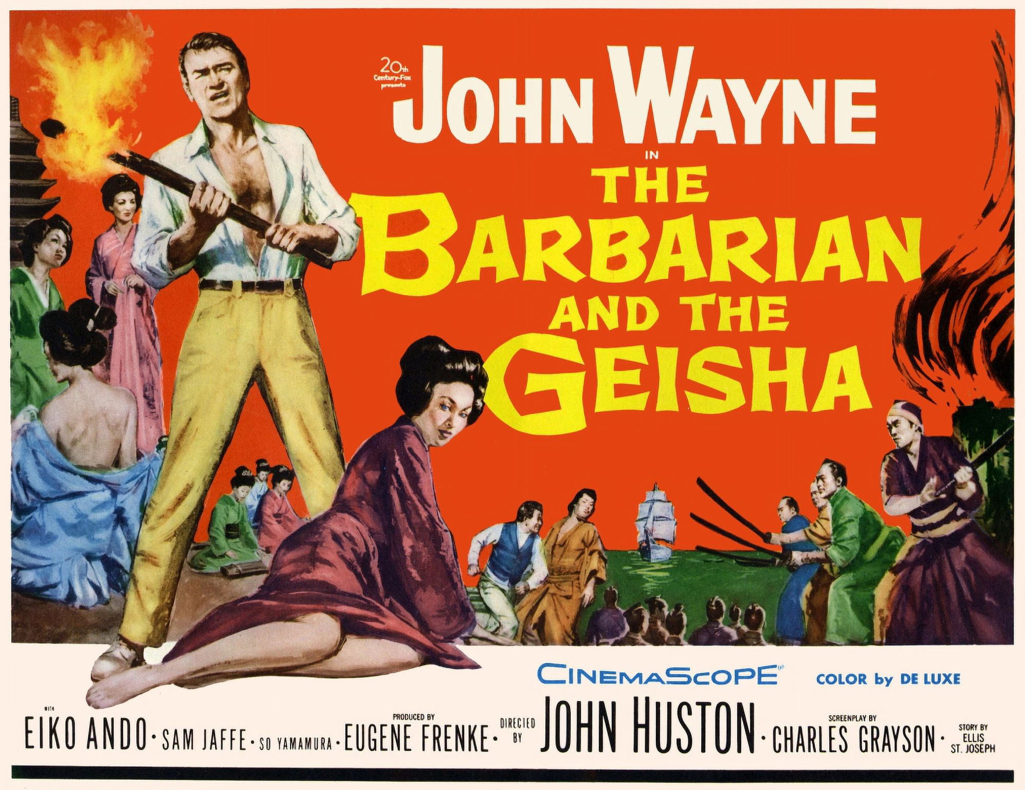 The Barbarian And The Geisha Canvas Art -  (28 x 22)