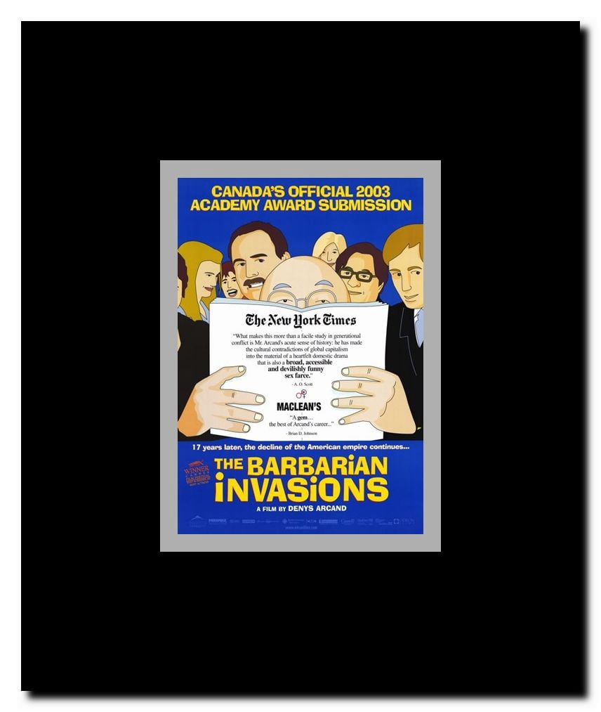 The Barbarian Invasions Framed Movie Poster