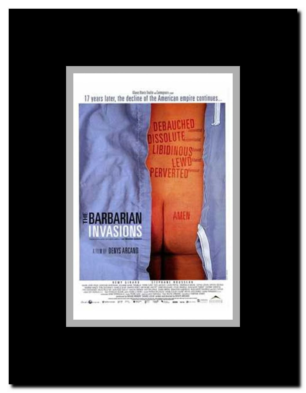 The Barbarian Invasions Framed Movie Poster