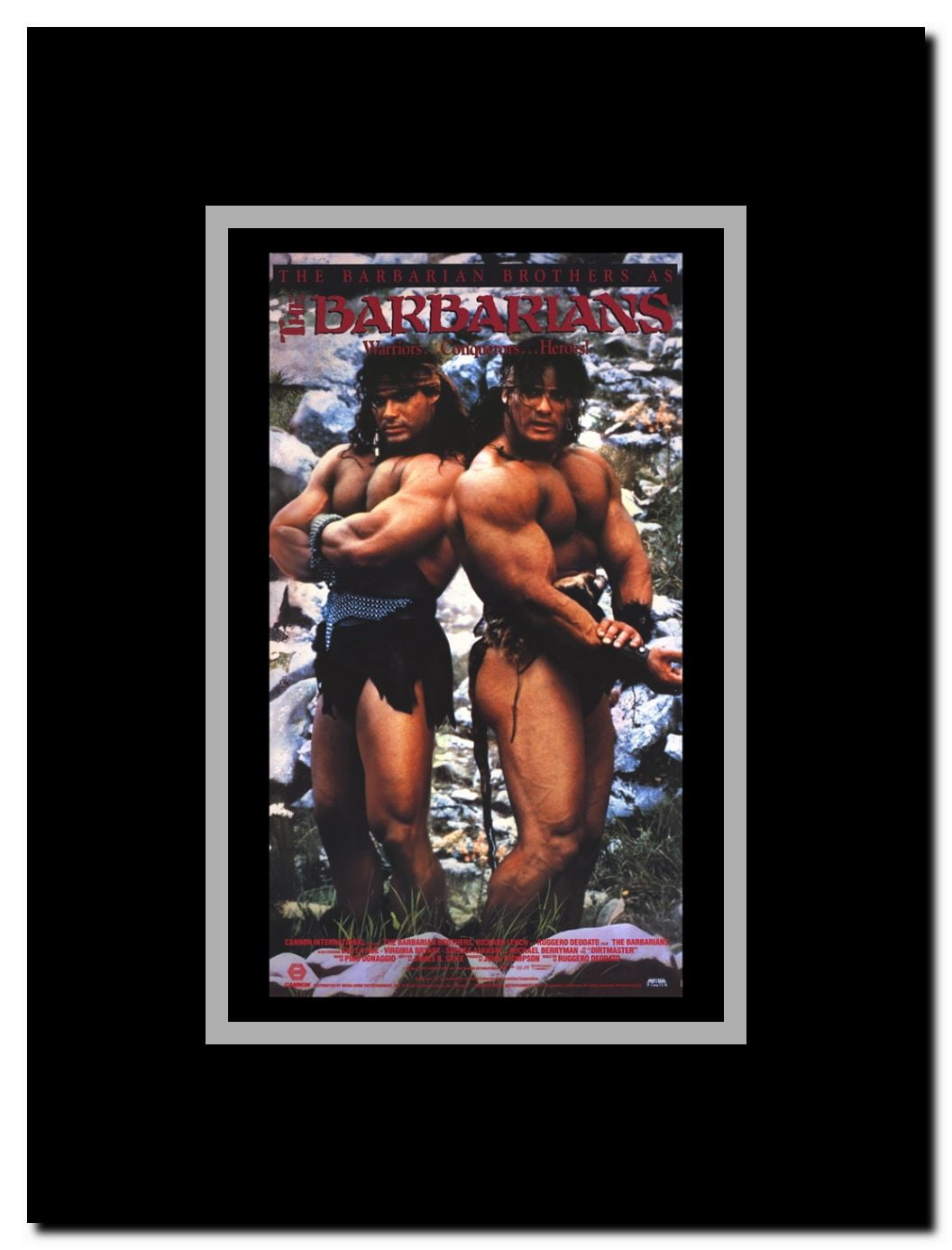 The Barbarians Framed Movie Poster