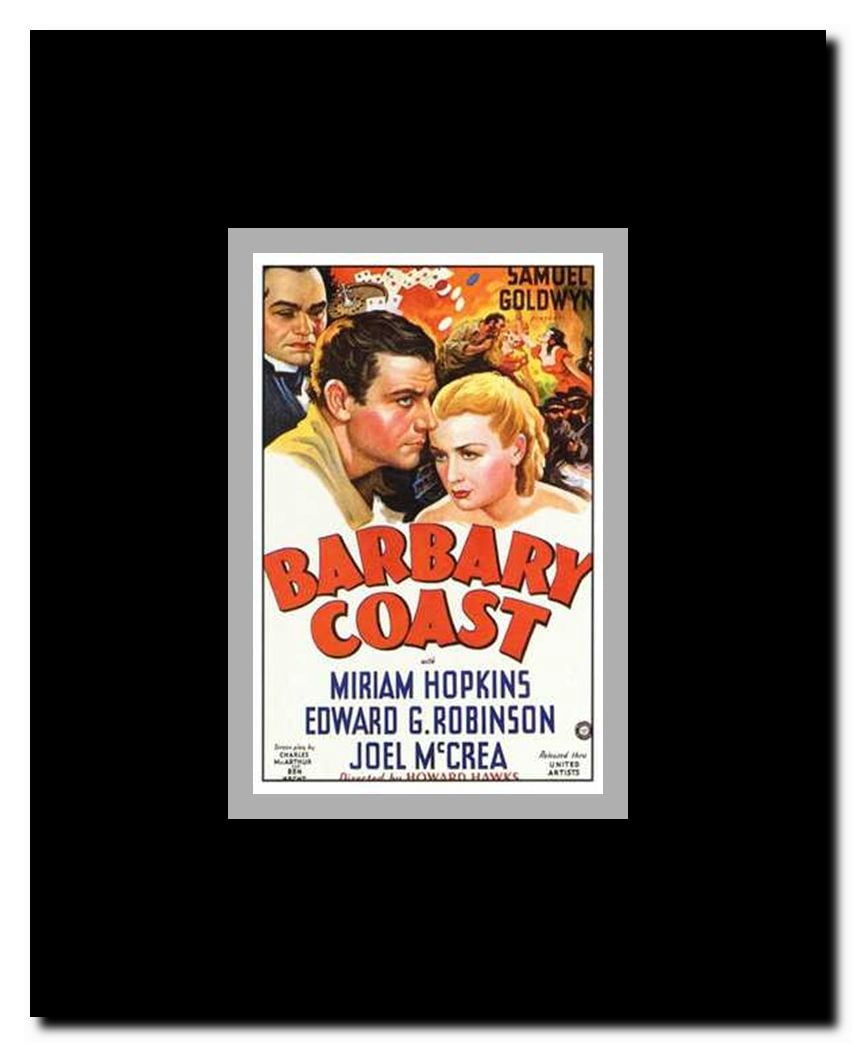 The Barbary Coast Framed Movie Poster