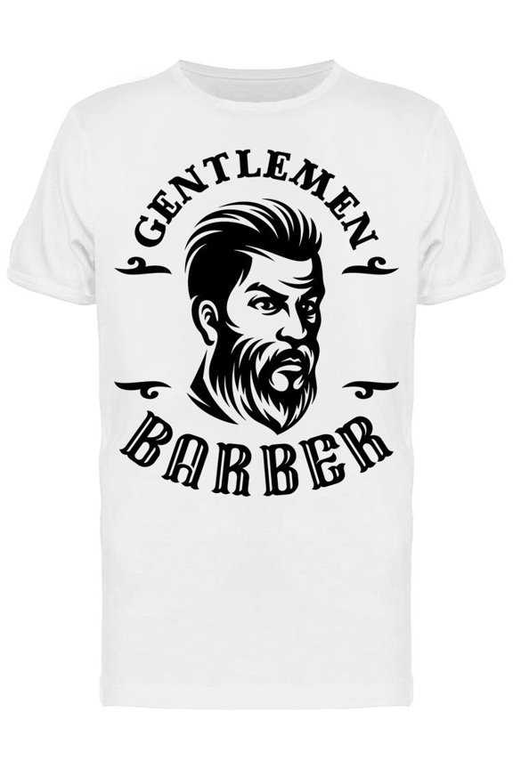The Barber For Gentlemen T-Shirt Men -Image by Shutterstock, Male Small
