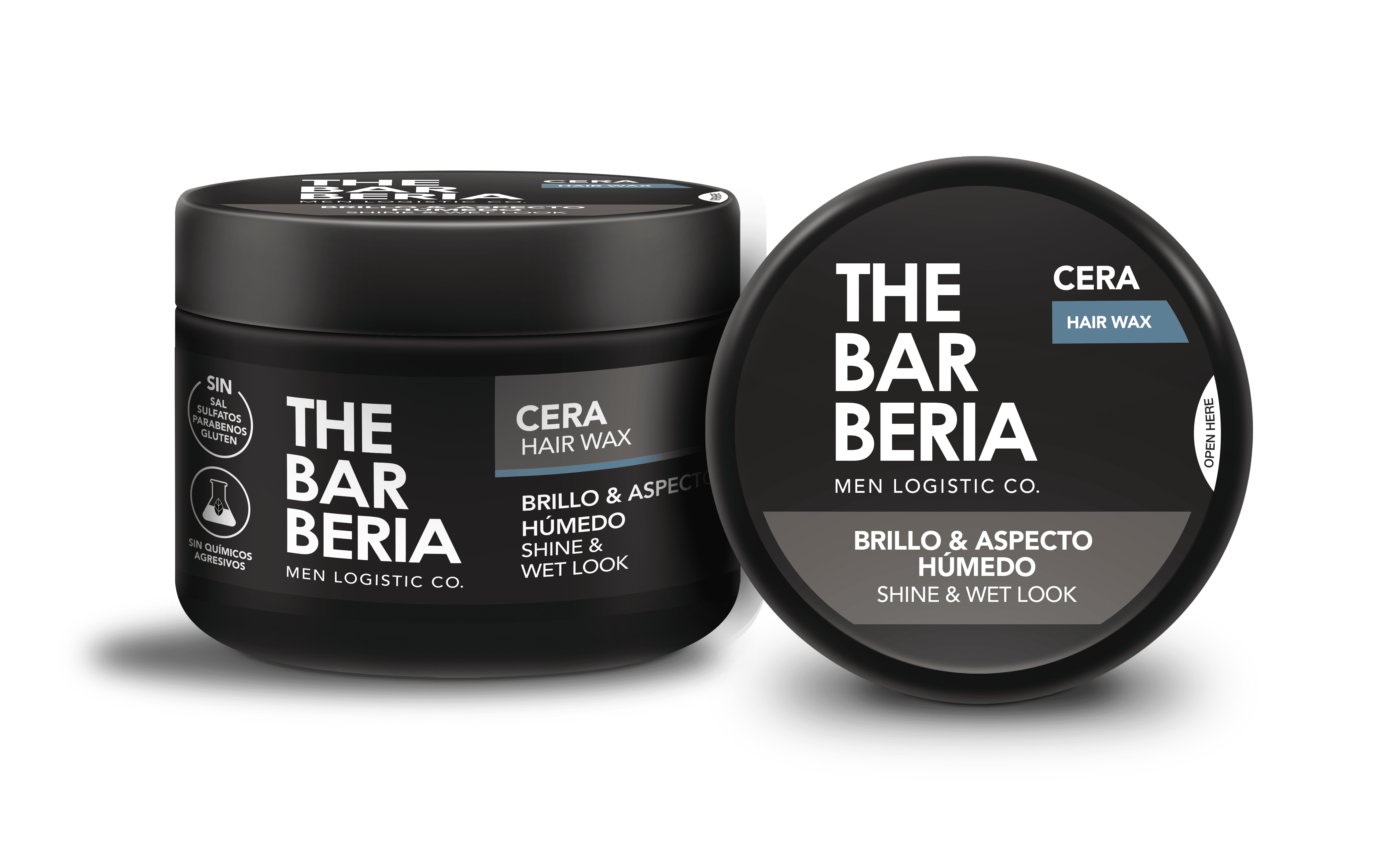 The Barberia Hair Wax Shine & Wetlook