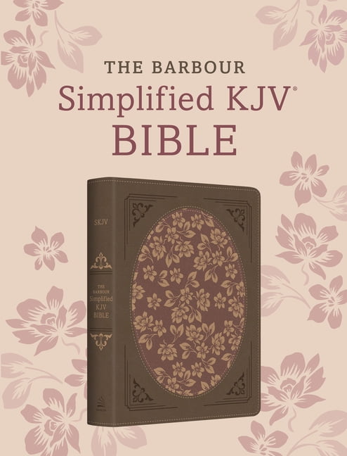 The Barbour Simplified KJV Bible--Deluxe Edition [Brown & Rose