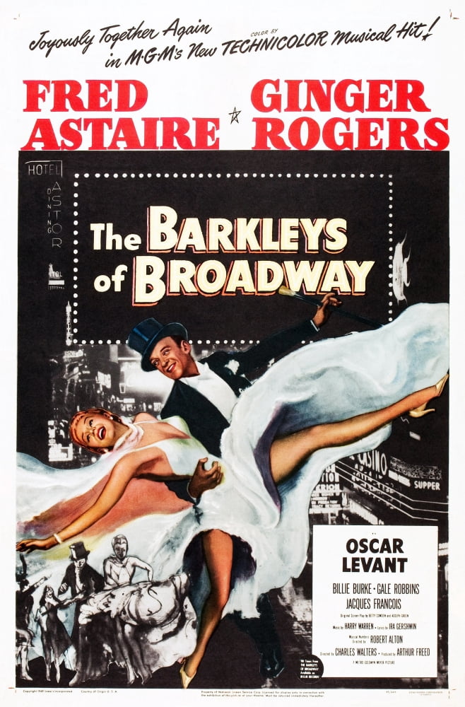 The Barkleys Of Broadway Canvas Art - (11 x 17)