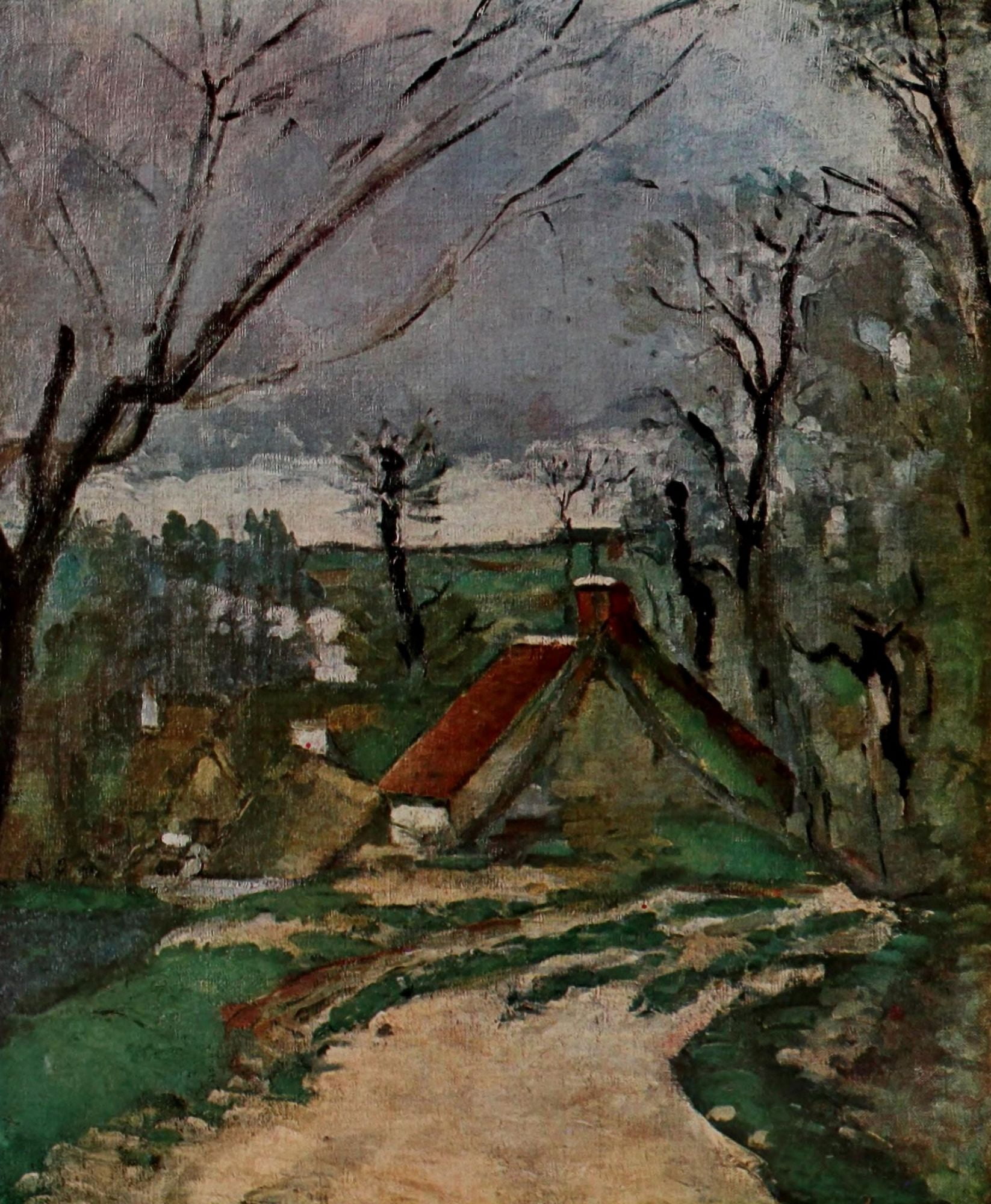 The Barns Canvas Art - Paul Czanne (18 x 24)