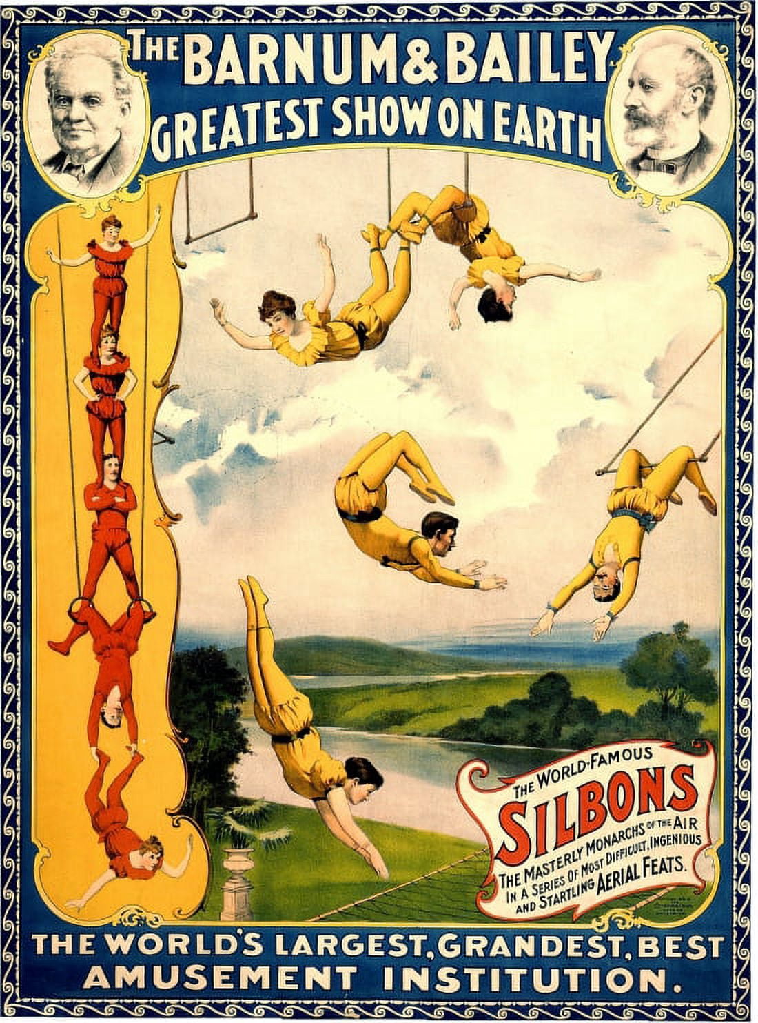 The Barnum & Bailey Greatest Show On Earth Circus Canvas Art - (18 x 24)