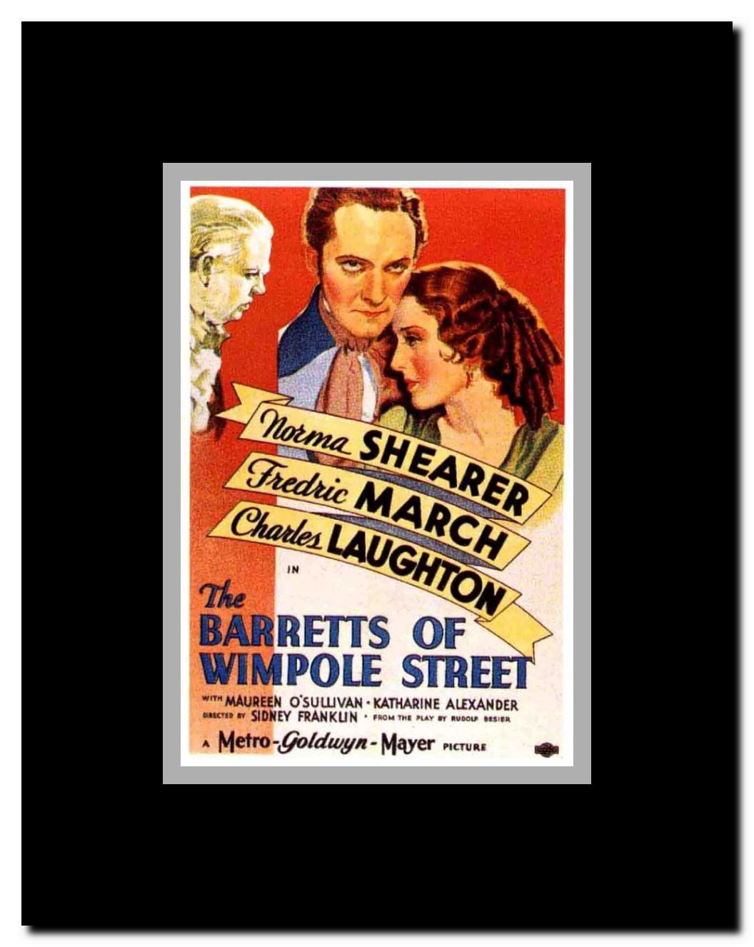 The Barretts of Wimpole Street Framed Movie Poster